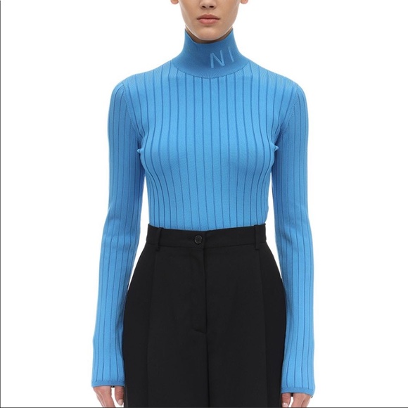 Nina Ricci Sweaters - NINA RICCI VISCOSE KNIT TURTLENECK SWEATER